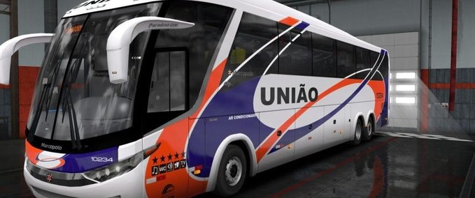 Sonstige Bus G7 1200 6×2 Facelift 1.31.x Eurotruck Simulator mod
