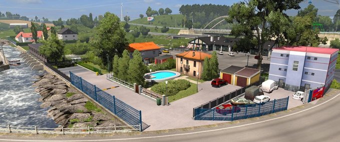 Maps Haus in der Nähe von Danzig 1.31.x - PROMODS VERSION v2.27 Eurotruck Simulator mod