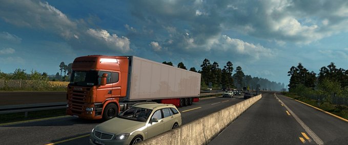 AI Realistische Verkehrsdichte von camilaSG 1.31.x Eurotruck Simulator mod