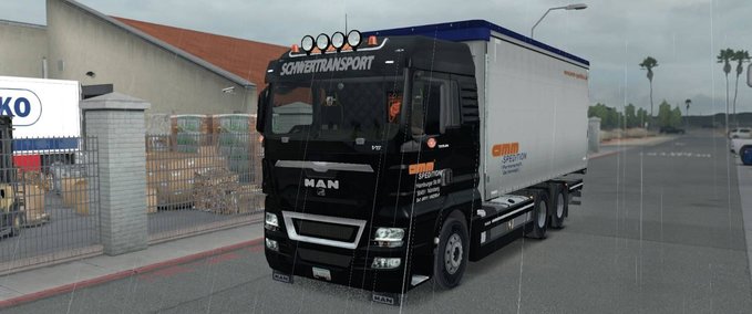 Trucks [ATS] 3 IN 1 MAN (XBS EDITION) MIT BDF ANHÄNGERN 1.31.X American Truck Simulator mod