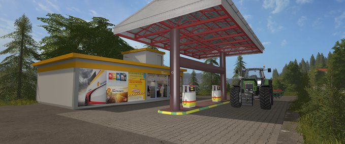 Objekte Shell Tankstelle Landwirtschafts Simulator mod