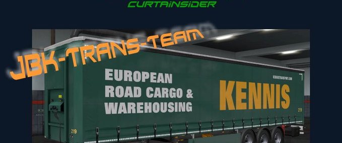 Standalone-Trailer [JBK-TRANS-TEAM] JBK KENNIS OWNED-TRAILER Eurotruck Simulator mod