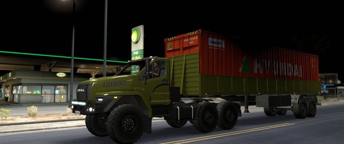 Trucks Russisches Offroad Paket 1.31  American Truck Simulator mod