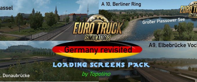 Sonstige Germany Revisited Loading Screens Pack Eurotruck Simulator mod