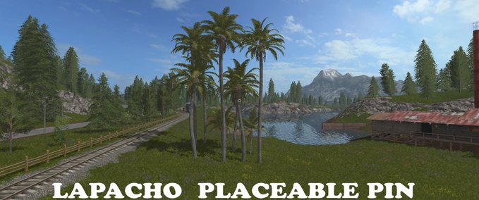 Platzierbare Objekte Lapacho Placeable Pin Landwirtschafts Simulator mod
