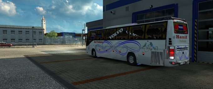 Sonstige Ets2 mods B12BTX Bus Passenger mods Hanif Bus skin BD HD And more 1.31.x Eurotruck Simulator mod