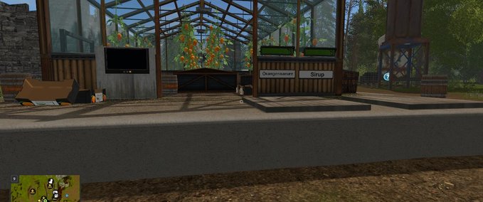 Platzierbare Objekte Orangen-Fabrik Landwirtschafts Simulator mod