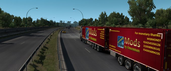 Trailer Unlocked Scandinavian semitrailers [1.32] by OveRTRucK Eurotruck Simulator mod