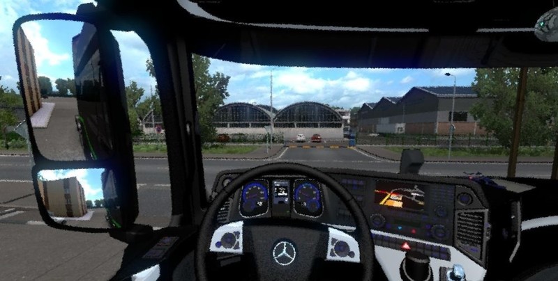 Ets 2 Mercedes Benz New Actors Interior Dashboard Color