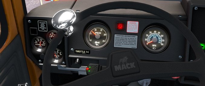 MACK MACK R SERIES V1.3 1.32.X Eurotruck Simulator mod