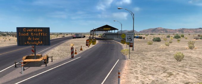 Maps US-95 FROM YUMA V0.7 1.31 American Truck Simulator mod