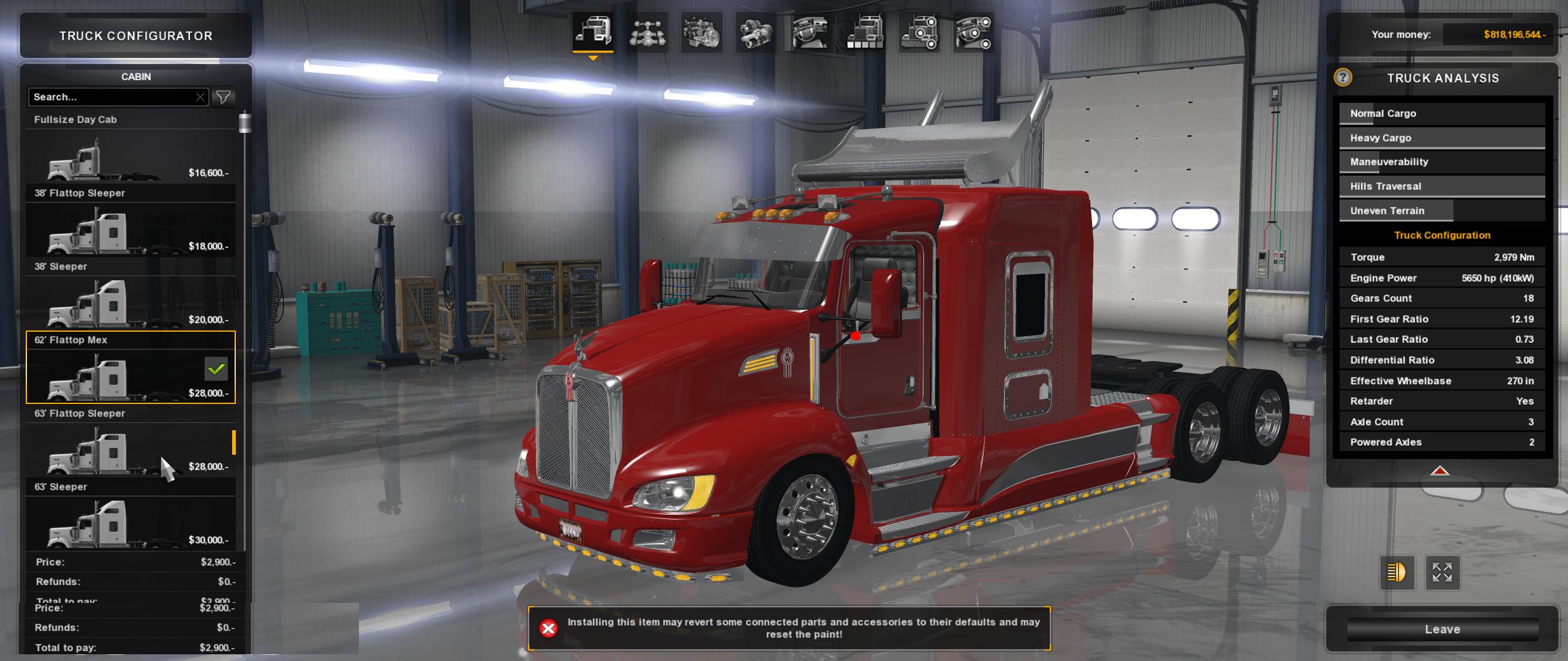 KENWORTH T660 1.31 - 1.32 thumbnail 6