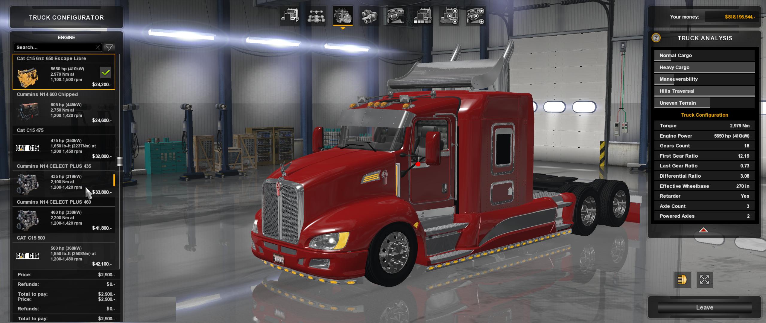KENWORTH T660 1.31 - 1.32 thumbnail 5