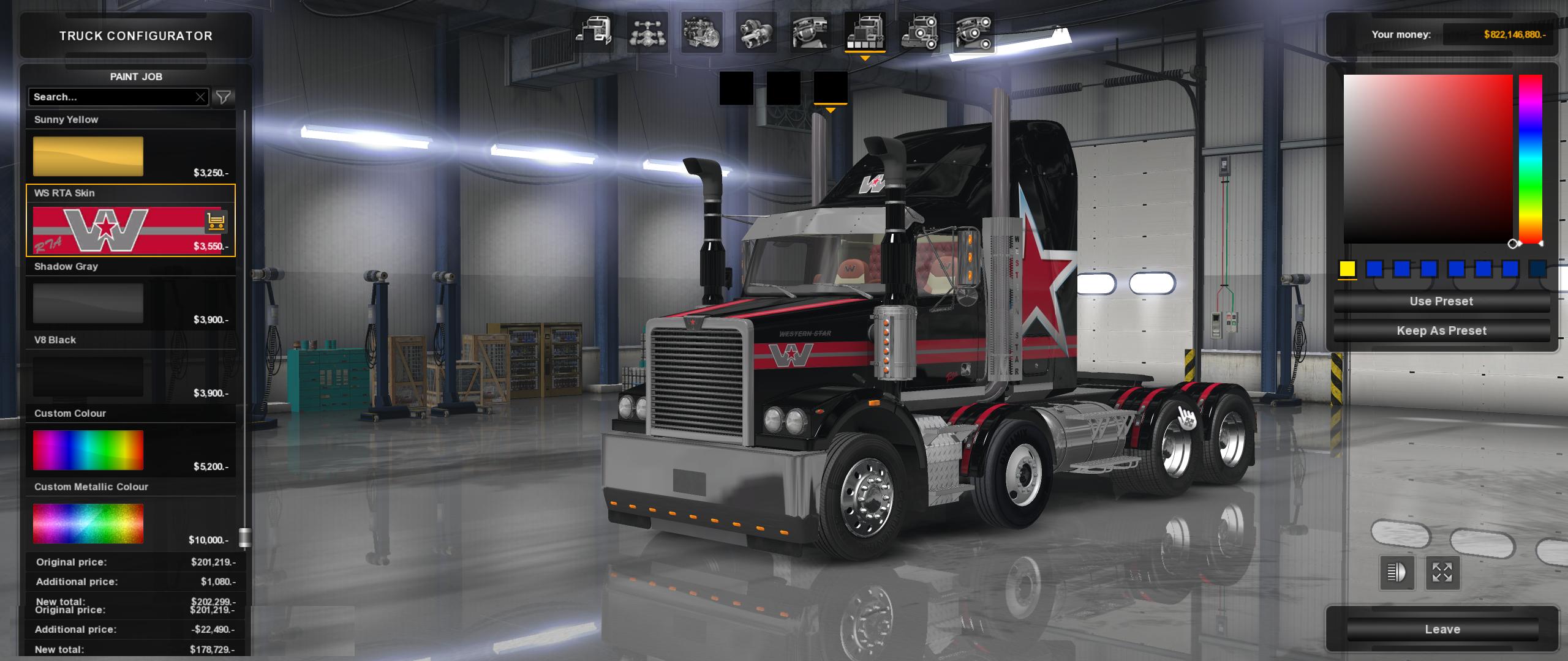 [ATS] Western Star 4800 Custom 1.31 & 1.32.x thumbnail 5
