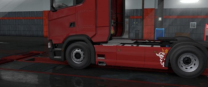 Scania Sideskirt for New Scania 1.31 -1.32 Eurotruck Simulator mod