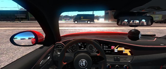 Trucks [ATS] Alfa Romeo Giulia 1.31.x – 1.32.x American Truck Simulator mod