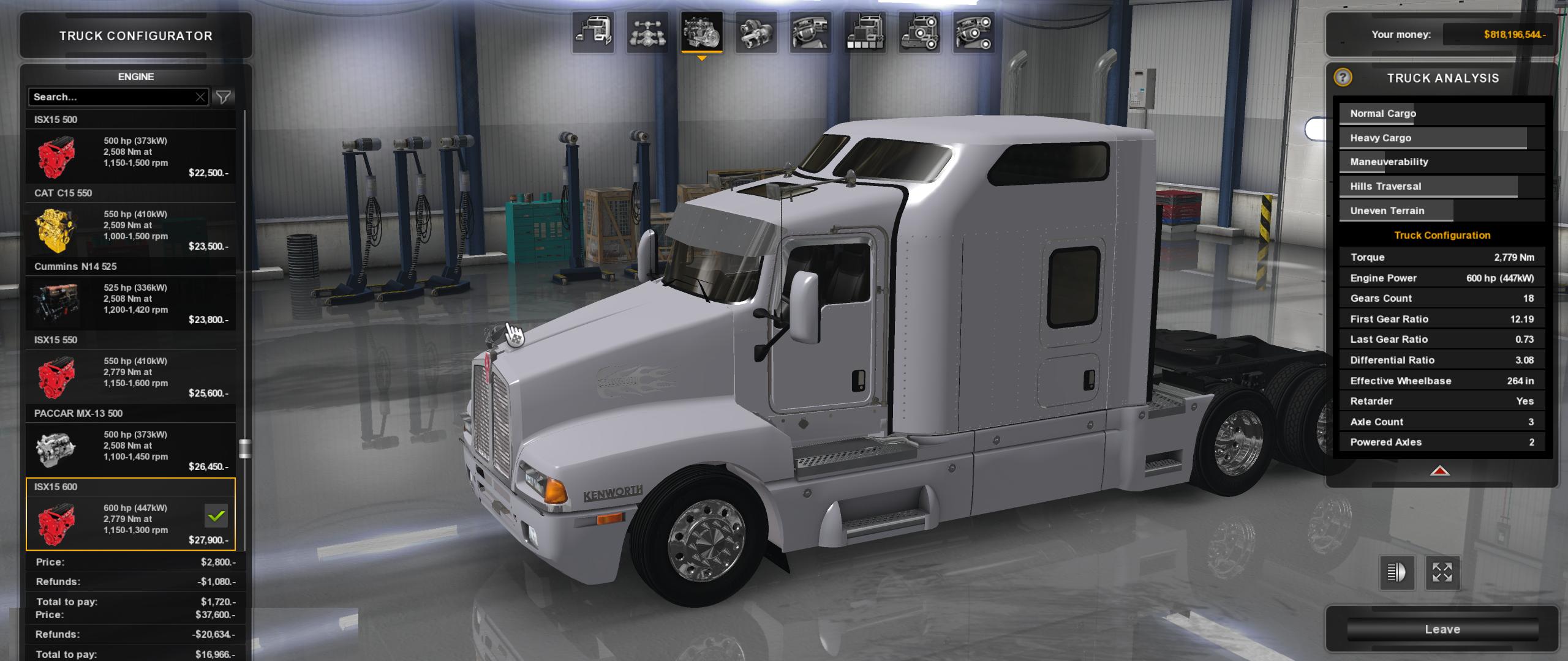 (ATS) Kenworth T600 1.31.x - 1.32.x thumbnail 5
