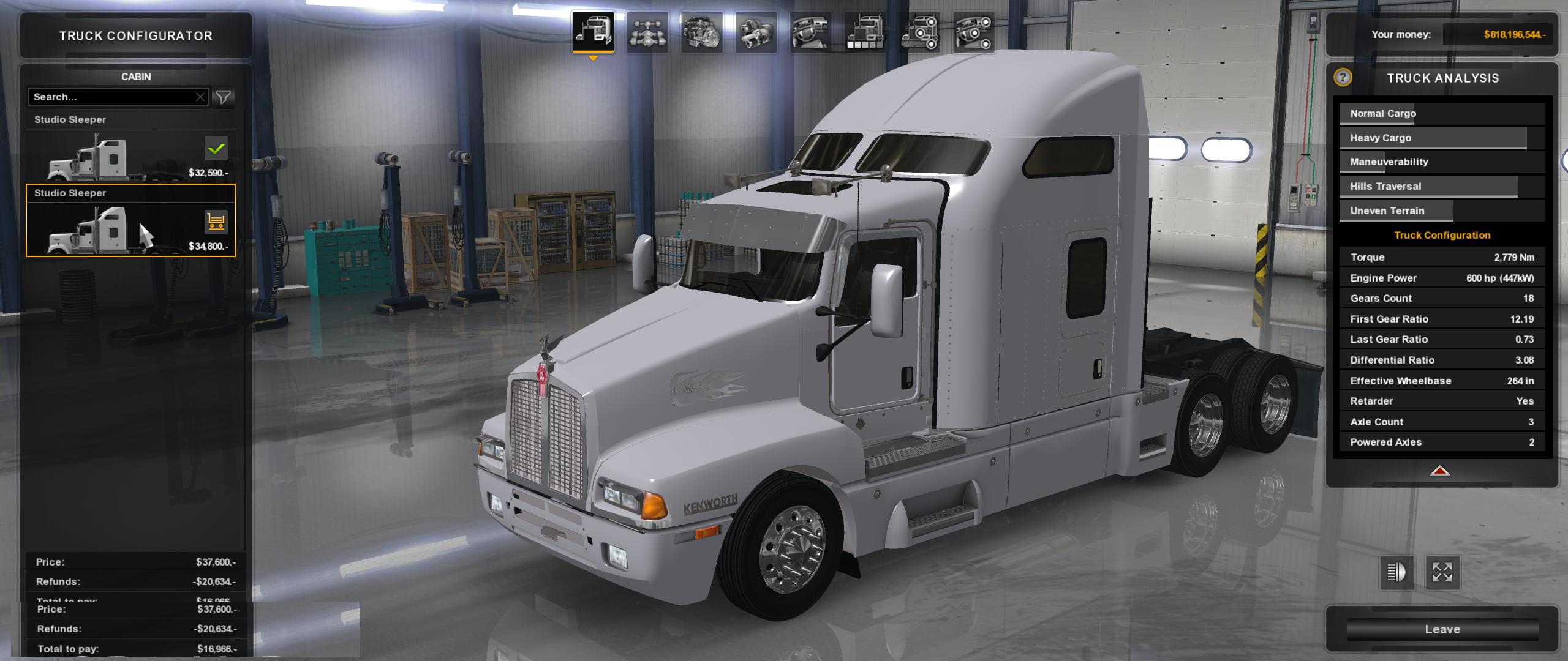 (ATS) Kenworth T600 1.31.x - 1.32.x thumbnail 4