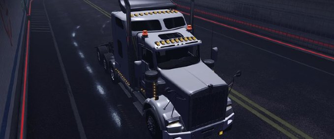 Trucks GTM Kenworth T800 + Dealer fix 1.32 American Truck Simulator mod