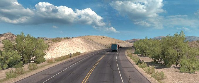Maps US-95 (Yuma-Quartzsite) Reworked (1.32) American Truck Simulator mod