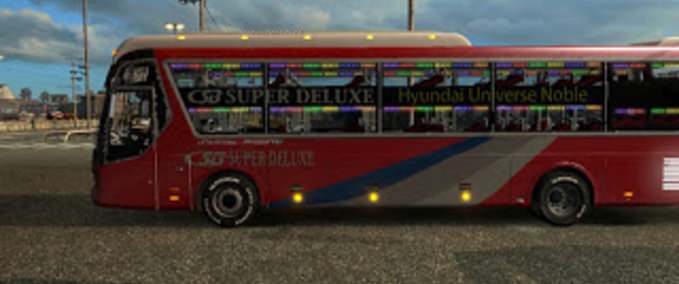 HYUNDAI UNIVERSE noble V2.0 for 1.31 or 1.32 with passenger mods ets2 mods Mod Image