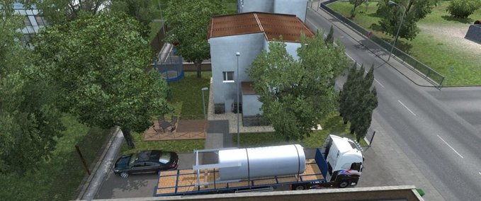 Maps Haus in Hamburg (D) [1.32.x] Eurotruck Simulator mod