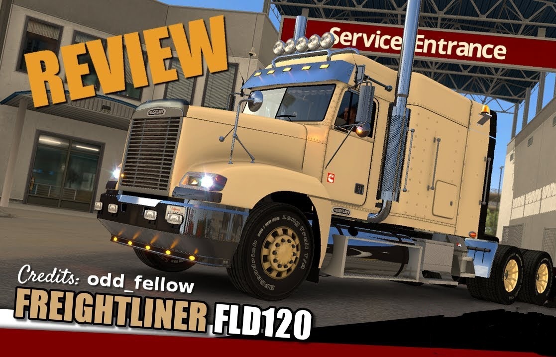 [ATS] Freightliner FLD 120 v2.0 1.32 thumbnail 9