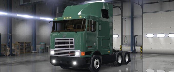 Trucks [ATS] International 9800 1.32 American Truck Simulator mod
