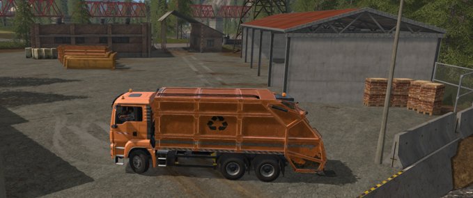 MAN MAN Müllwagen Landwirtschafts Simulator mod