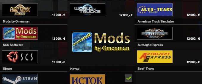 Trailer Combo Pack Ownership by Omenman Eurotruck Simulator mod