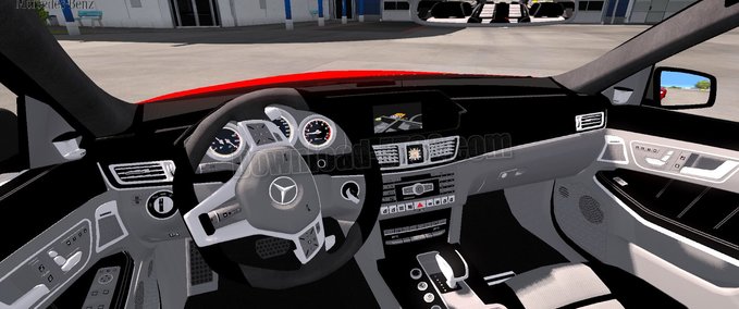 Mercedes Mercedes Benz E63 AMG 2016 + Interieur (1.32.x) Eurotruck Simulator mod