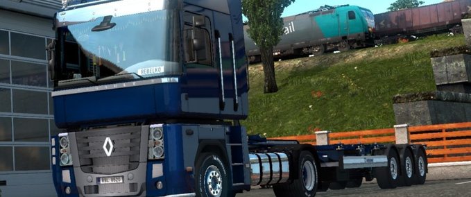 Trailer Gooseneck Anhänger (besitzbar) 1.32 Eurotruck Simulator mod