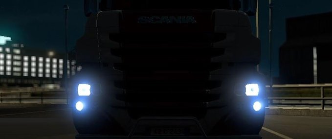 Sonstige XENON LIGHTS 1.31 & 1.32 Eurotruck Simulator mod