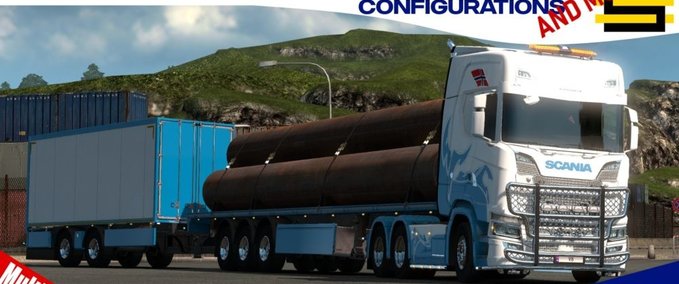 Trailer [MP] New Trailer Double Configurations (and more) Eurotruck Simulator mod