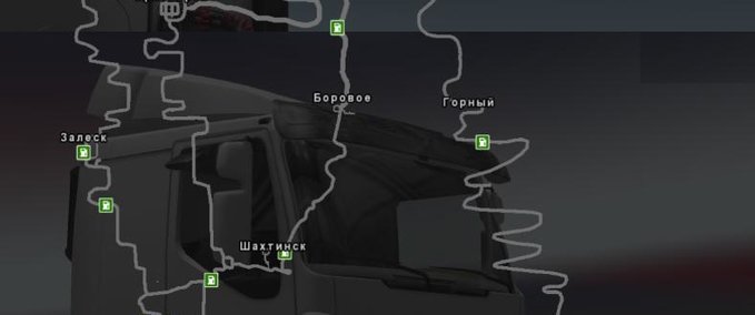 Maps Karte "D2" 1.32 Eurotruck Simulator mod