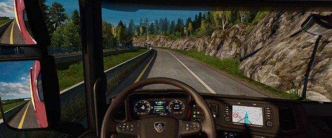 Sonstige New Interior GPS V1.31 & 1.32 Eurotruck Simulator mod