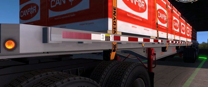 Trailer FONTAINE PHANTOM 48X102 Anhänger American Truck Simulator mod