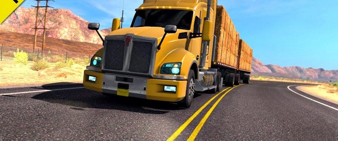 Trucks [ATS] Kenworth T880 + fix 1.32.x American Truck Simulator mod