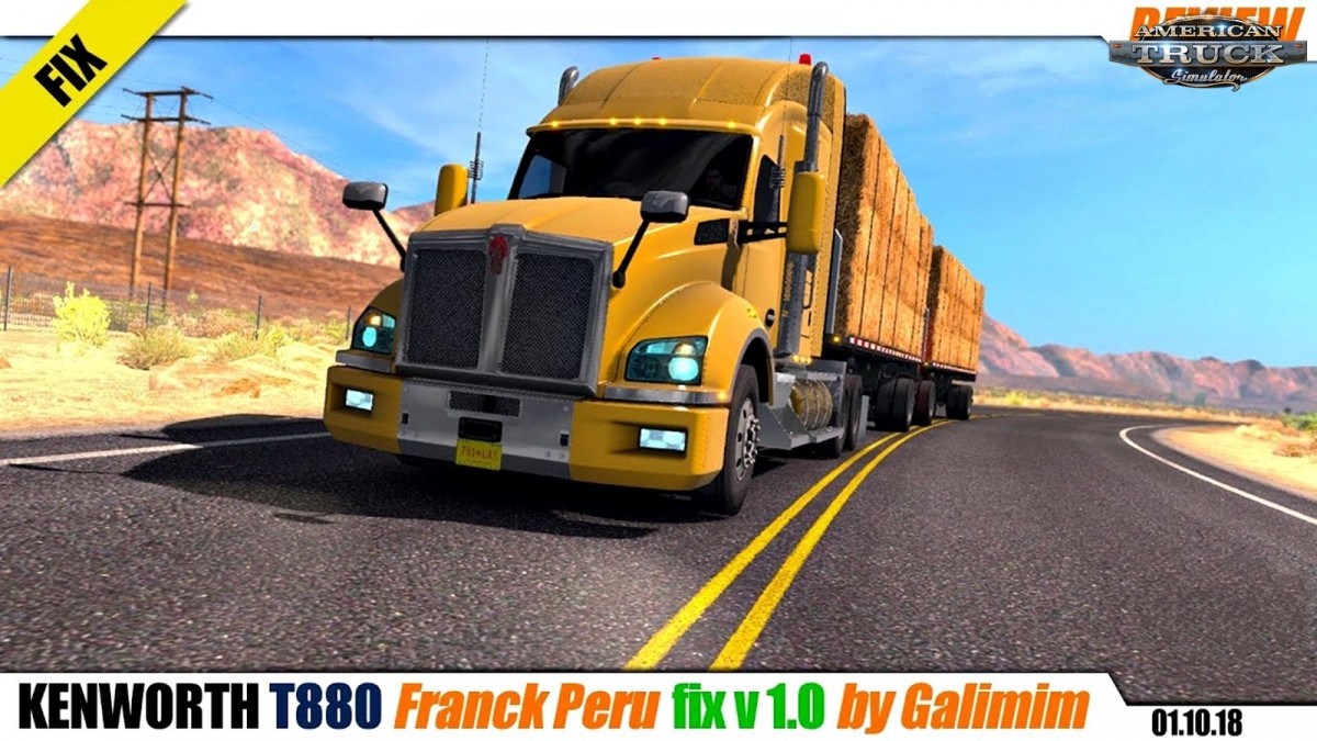 [ATS] Kenworth T880 + fix 1.32.x thumbnail 6