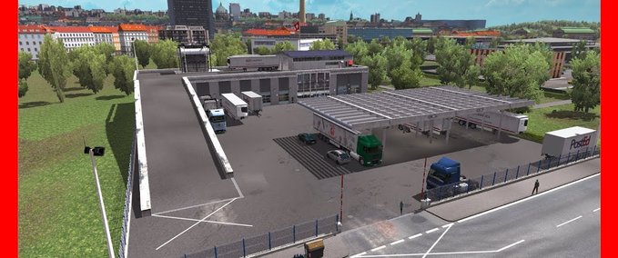 Maps Warenlager in Berlin Eurotruck Simulator mod