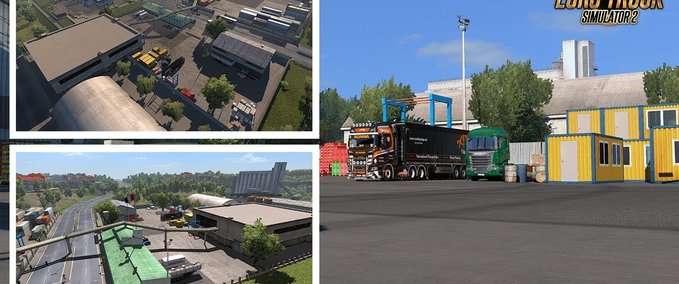Maps Warenlager in Kiel Eurotruck Simulator mod