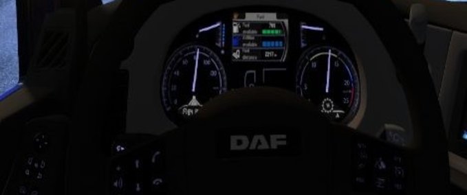Sonstige Dashbord Backlight Blue 1.32.x Eurotruck Simulator mod