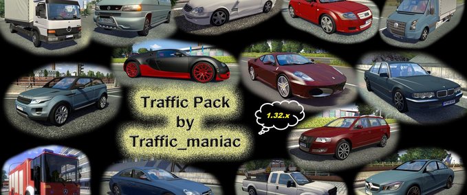 AI KI Verkehr von Trafficmaniac 1.32.x Eurotruck Simulator mod