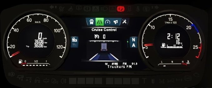 Scania Truckers FM Scania 2016 Dashboard Eurotruck Simulator mod