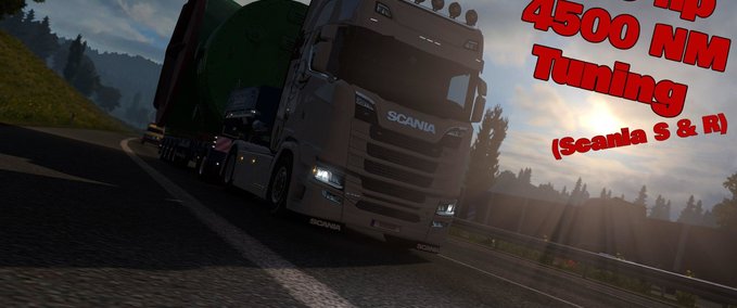Scania 900PS 4500NM TUNING (SCANIA S&R) (1.31-1.32) Eurotruck Simulator mod