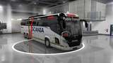 Scania Touring bus with passenger supported 1.32 xx Scania skin Mod Thumbnail