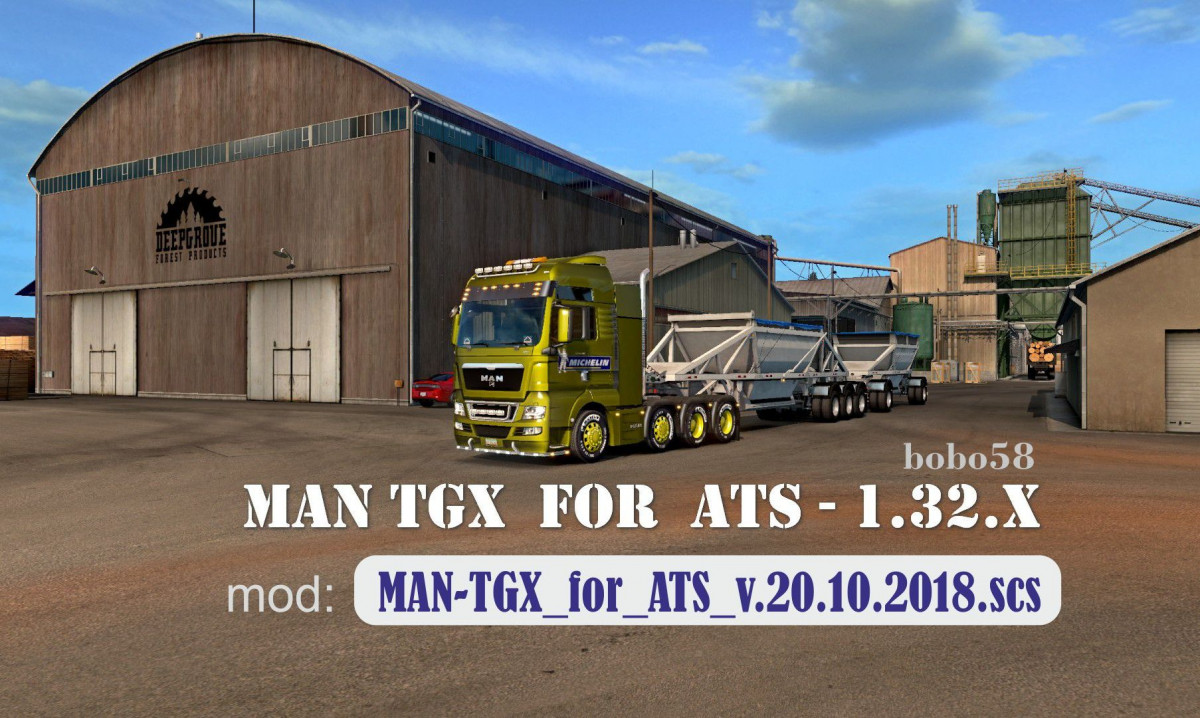 (ATS) MAN TGX v18.V.23 [1.31.x]