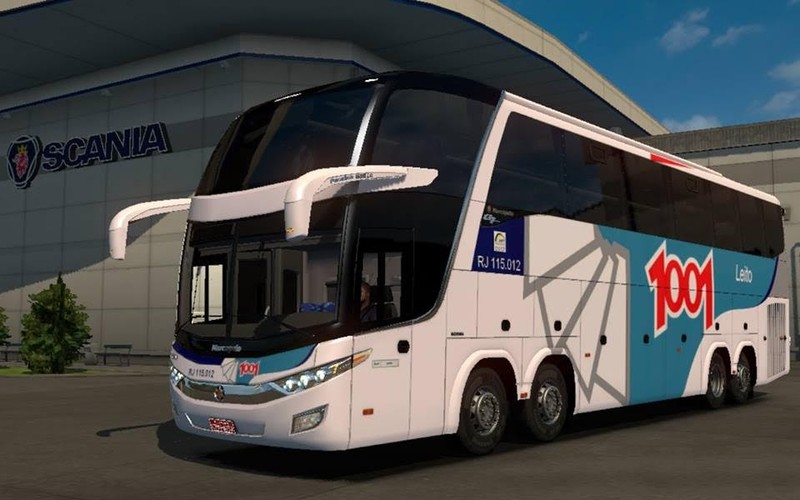 Mod Ônibus. Euro Truck Simulator 2 , Mod Bus