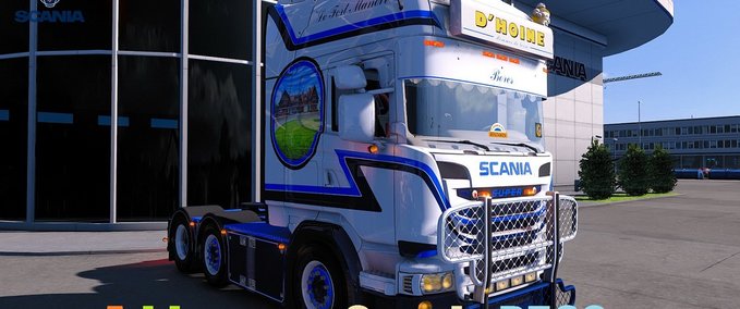 Sonstige Addon Scania R580 DHoine Eng / GB Eurotruck Simulator mod