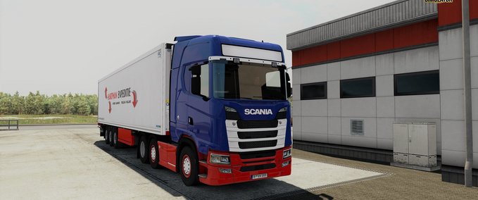 Scania Light sign big für Scania NextGen [1.32.x] Eurotruck Simulator mod